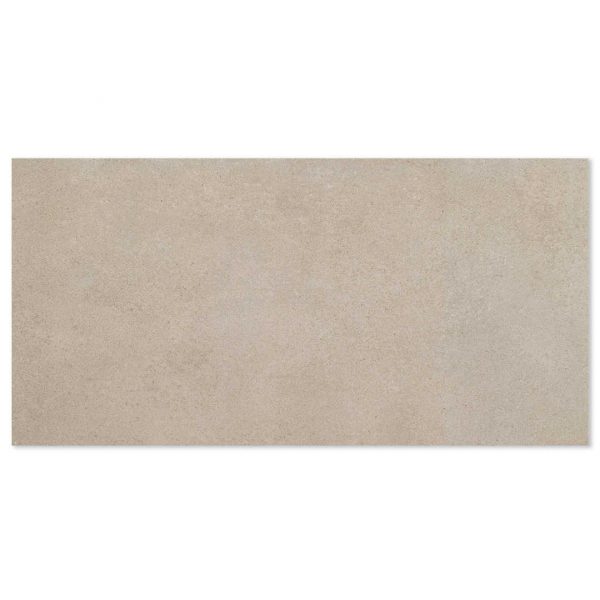 Artic Beige Brown 300x600 Matt Concrete Effect Porcelain Tile - Main