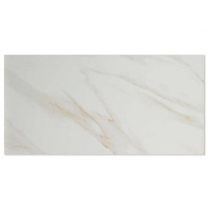 Alaska Satuario Gold 300x600 Polished Marble Effect Porcelain Tile Main