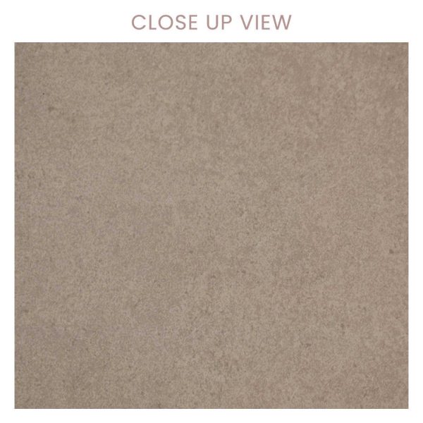 Artic Brown 600x600 Matt Concrete Effect Porcelain Tile - CLose Up