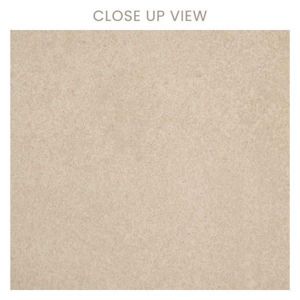 Artic Ivory Yellow 600x600 Polished Concrete Effect Porcelain Tile - Close Up