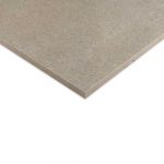 Artic Tusk Brown 600x600 Matt Concrete Effect Porcelain Tile - Side Angle