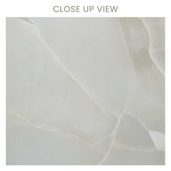 Exotic Onyx Smoke Grey 600x1200 Polished Porcelain Tile - Close Up