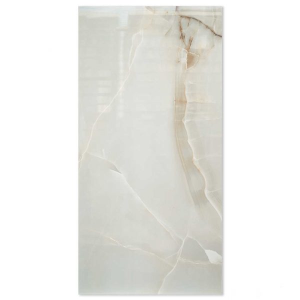 Exotic Onyx Smoke Grey 600x1200 Polished Porcelain Tile - Face