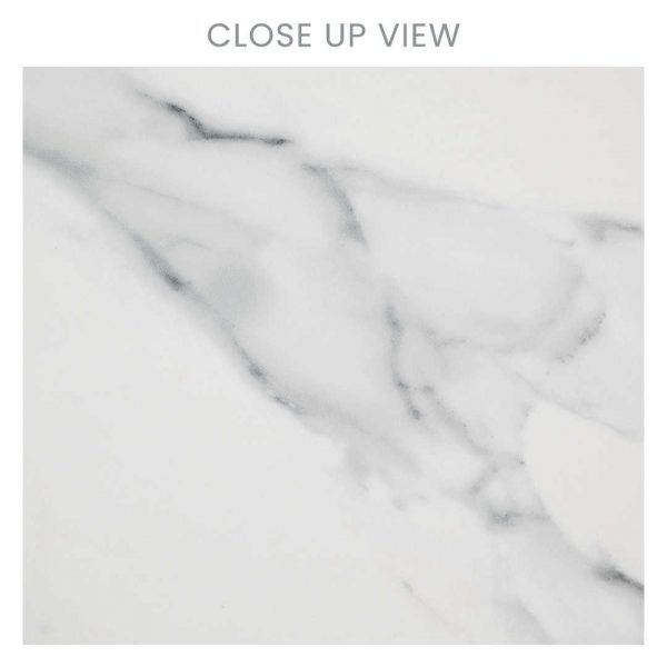 Satuario Blue 300x600 Polished Marble Effect Porcelain Tile - Close Up
