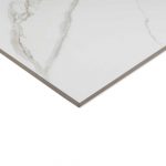 Satuario Blue 300x600 Polished Marble Effect Porcelain Tile - Side Angle