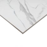 Satuario Blue 600X600 Matt Marble Effect Porcelain Tile - Side Angle