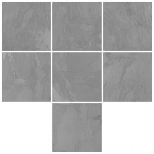 Slate Rock Grey 800x800 Rough Matt Outdoor Tile - All Face