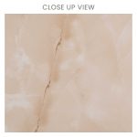 Fantasy Ocar Yellow 600x600 Polished Onyx Effect Porcelain Tile - Close Up
