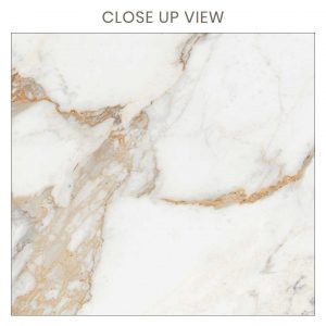 Tigron Gold 600x600 Matt Marble Effect Porcelain Tile Close Up