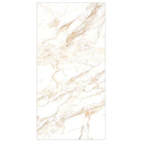 Tigron Gold 600x1200 Satin Matt Marble Effect Porcelain Tile - Main