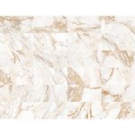 Tigron Gold 600x1200 Satin Matt Marble Effect Porcelain Tile - All Face