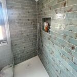 Brooklyn Aqua Green 75X300 Rustic Brick Effect Wall Tile - Real