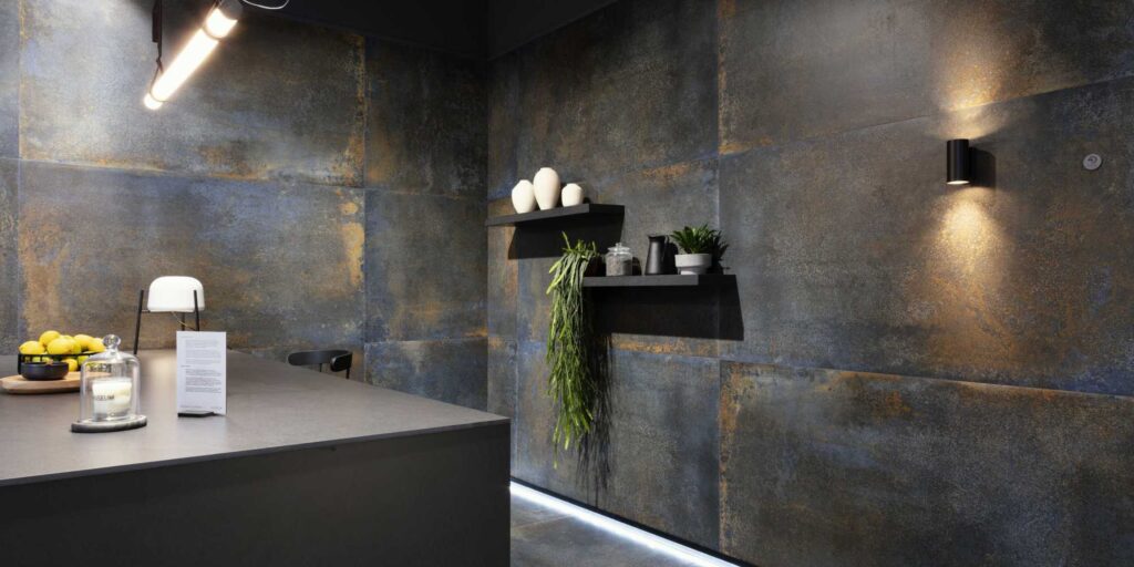 Steal the Show with Rustic Metal Effect Tile
