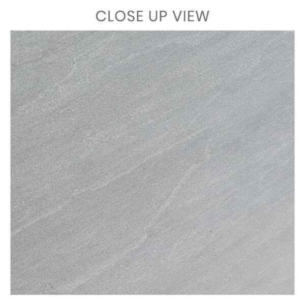 Mundra Grey 600x600 Stone Effect Outdoor Tile - Close Up