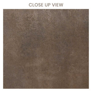 Mirage Copper Brown 600x600 Lappato Metal Effect Porcelain Tile - Close Up