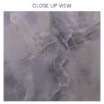 Ambition White 600x1200 Polished Onyx Effect Porcelain Tile - Close Up