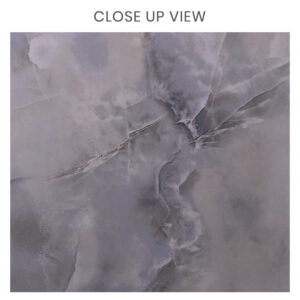 Ambition White 600x1200 Polished Onyx Effect Porcelain Tile - Close Up