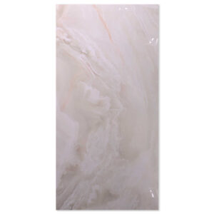 Vanilla Beige 600x1200 Polished Onyx Effect Porcelain Tile - Main