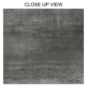 Alloy Lead Grey 600x600 Lappto Metal Effect Porcelain Tile - Close Up