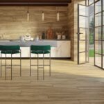 Sherwood Taupe Cream 200x1200 Matt Wood Effect Porcelain Tile - Render