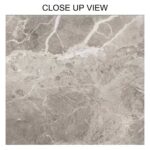 Motown Graphite Grey 250x700 Polished Stone Effect Ceramic Tile - Close Up