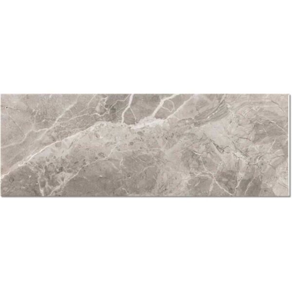 Motown Graphite Grey 250x700 Polished Stone Effect Ceramic Tile - Main