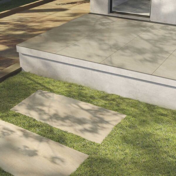 Moonstone Cream 600X600 Outdoor Tiles - Render 4